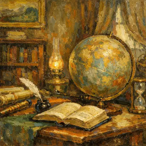 The Scholar's Golden Reverie