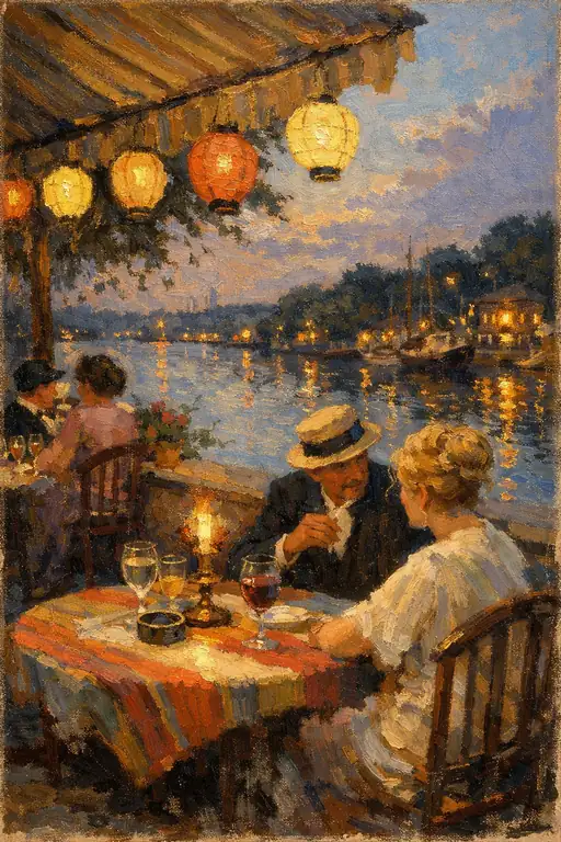 Evening Whispers by the Water