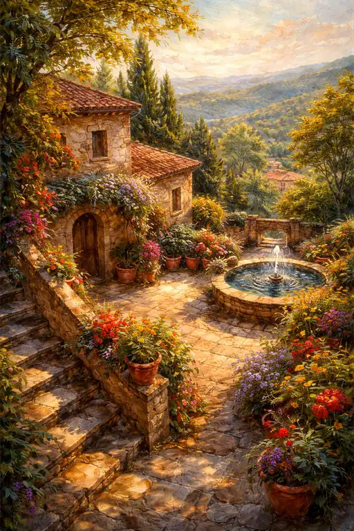 Whispers of the Sunlit Villa