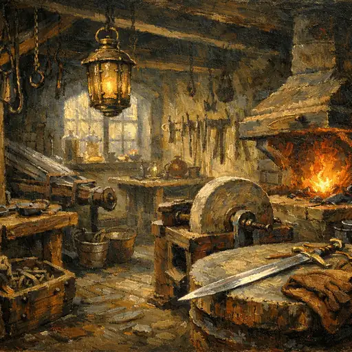 The Armorer's Fiery Sanctum