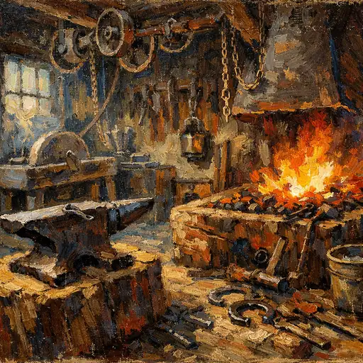 The Blacksmith's Eternal Flame