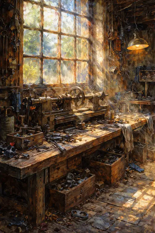 Sunbeams on the Silent Lathe