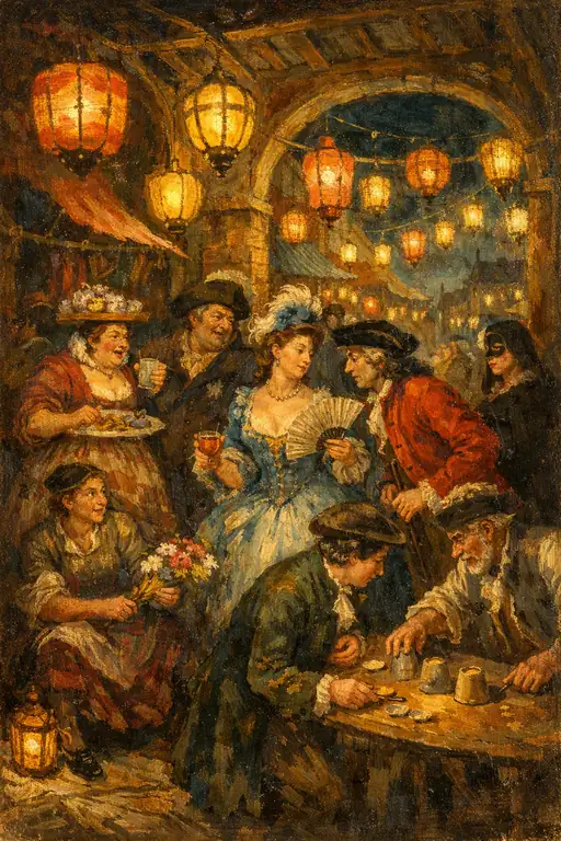 Whispers of a Lantern-Lit Revelry