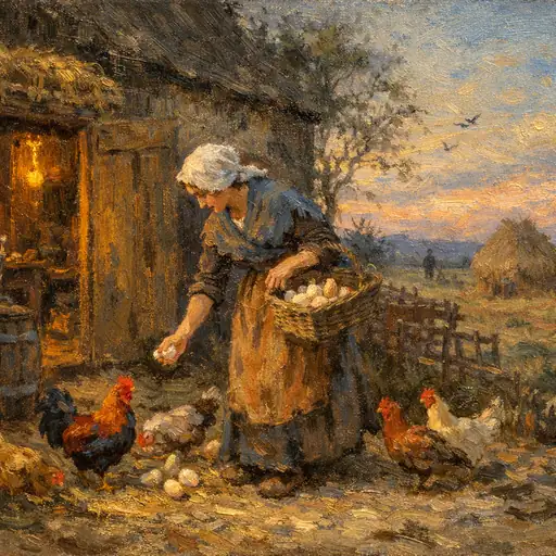 Golden Embers of a Humble Day