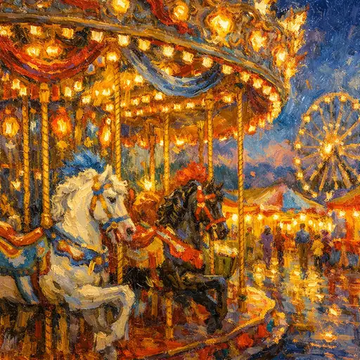 Whirling Dreams of the Starlit Carnival