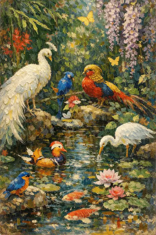 Serenade of the White Peacock in the Forgotten Eden