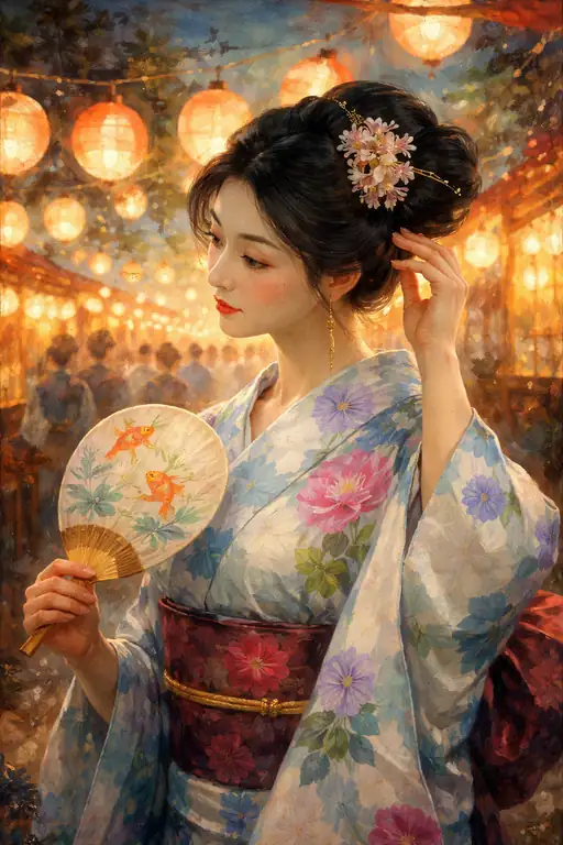 Silent Grace and the Golden Glow of the Summer Festival