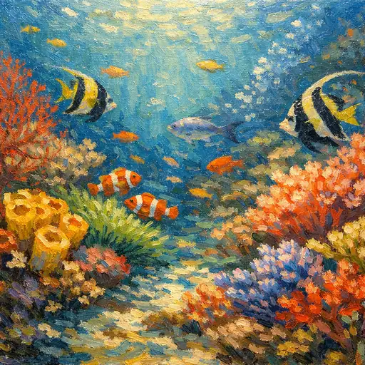 Dance of Life in the Azure Abyss