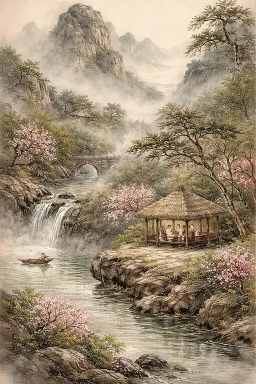 Spring Resonance in the Mountain Mist