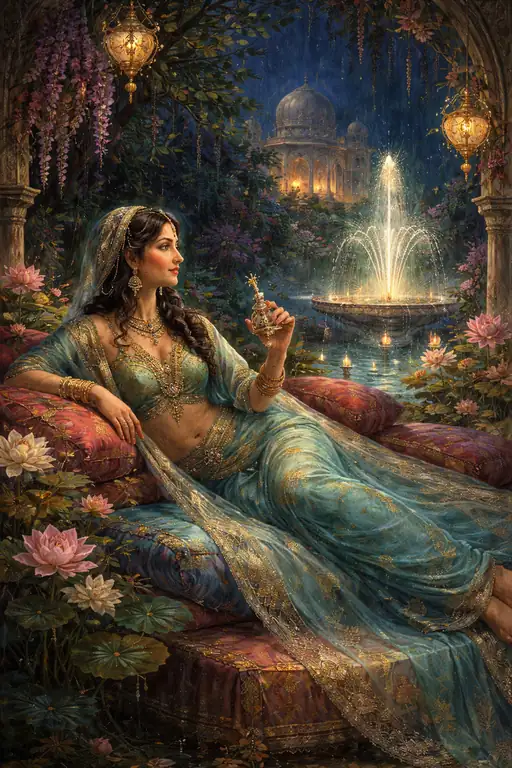 Lullaby of the Moonlit Emerald Lotus