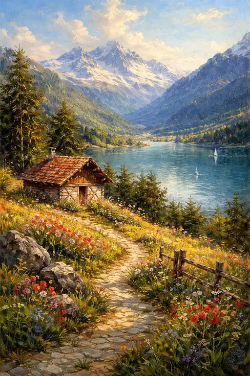 Serenade of the Solitary Alpine Peak