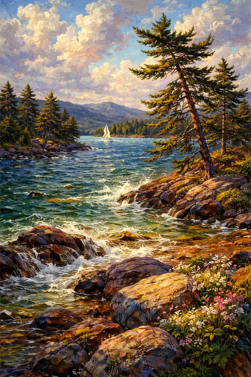 Whispers of the Windswept Shore