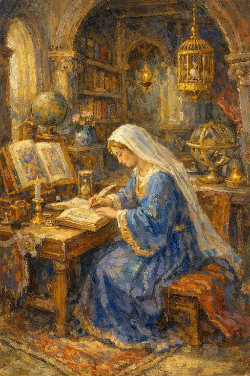 Luminous Silence of the Scribe
