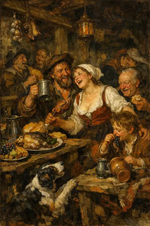 Warmth of the Tavern's Hearth