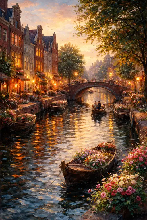 Golden Hour on the Tranquil Waters