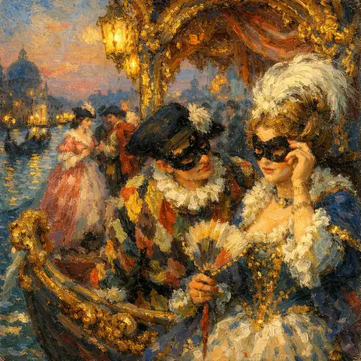 The Golden Whisper of a Venetian Masquerade