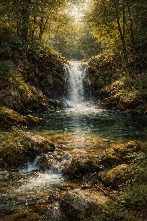 Whispers of the Golden Cascade