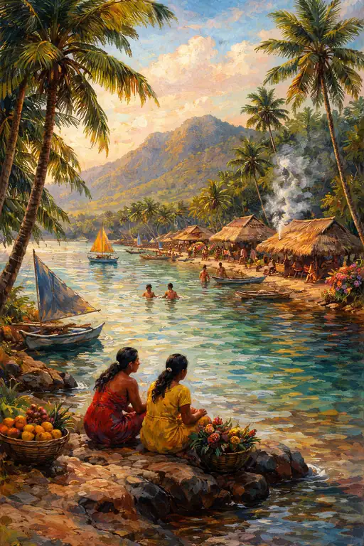 Lagoon of the Whispering Palms