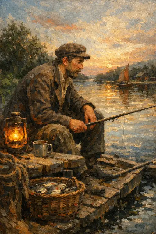 Quiet Patience in the Golden Hour