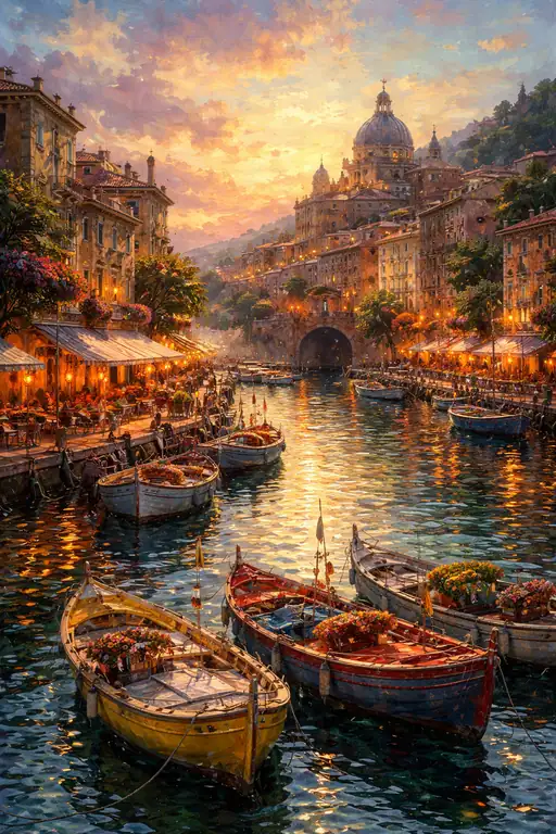Golden Echoes of the Grand Canal