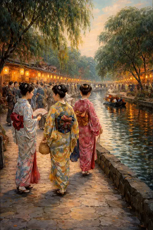 Dusk Upon the Mirror Waters