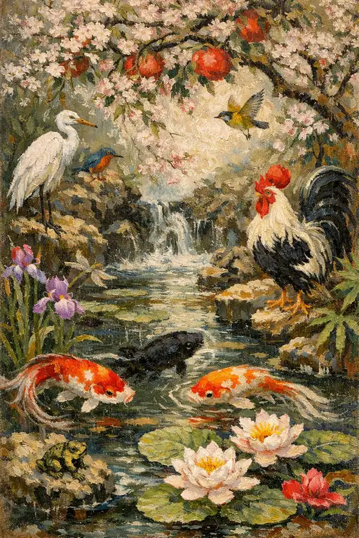 Chorus of the Vibrant Pond
