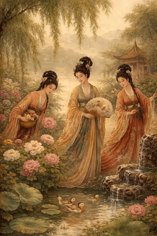 A Fleeting Dream in the Peony Garden