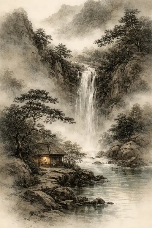 Whispers of the Misty Mountain Retreat