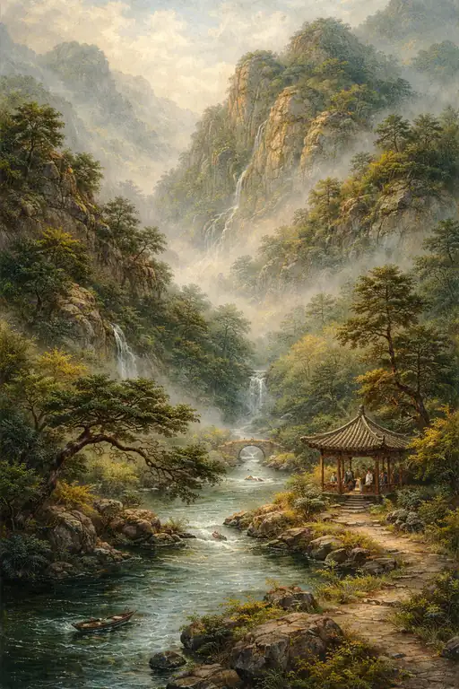 Journey Through the Misty Valley