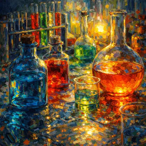 Alchemist's Reverie in Luminous Colors