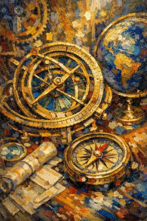 The Old Compass Beckoning to an Unseen World