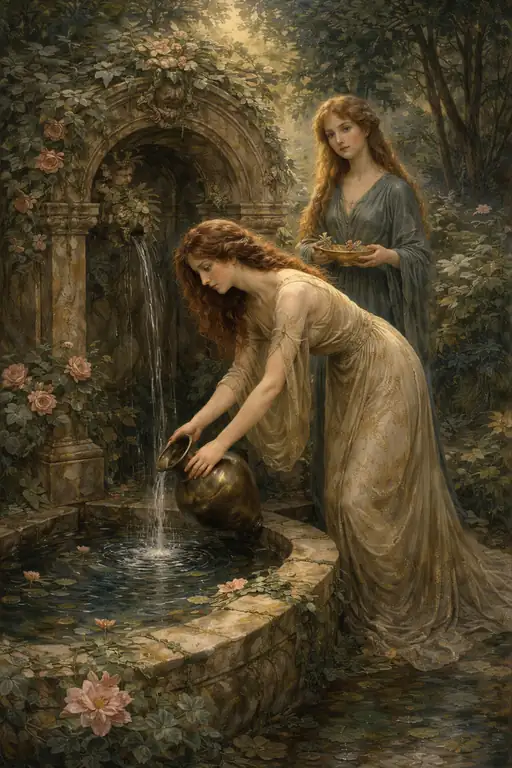 The Silent Song of the Flowing Spring