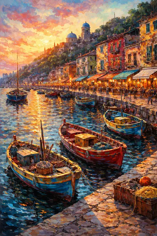 The Harbor’s Golden Lullaby