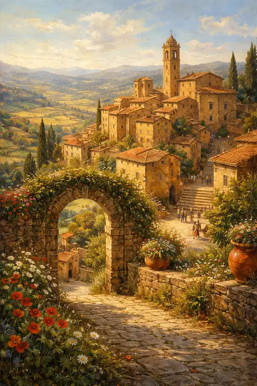 The Sun's Blessing on the High Terrace