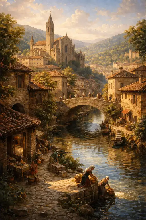 Life Flowing Through the Ancient Stones