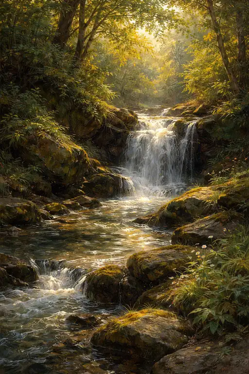 Tears of the Sunlit Cascade