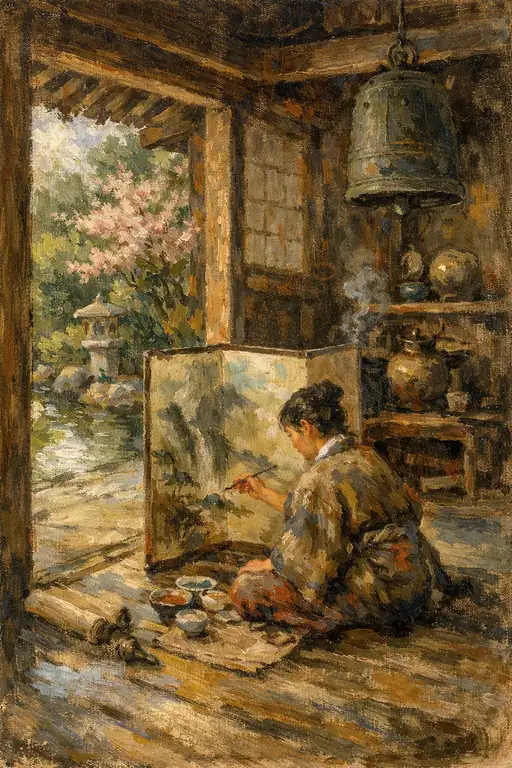 Devotion Under the Spring Blooms