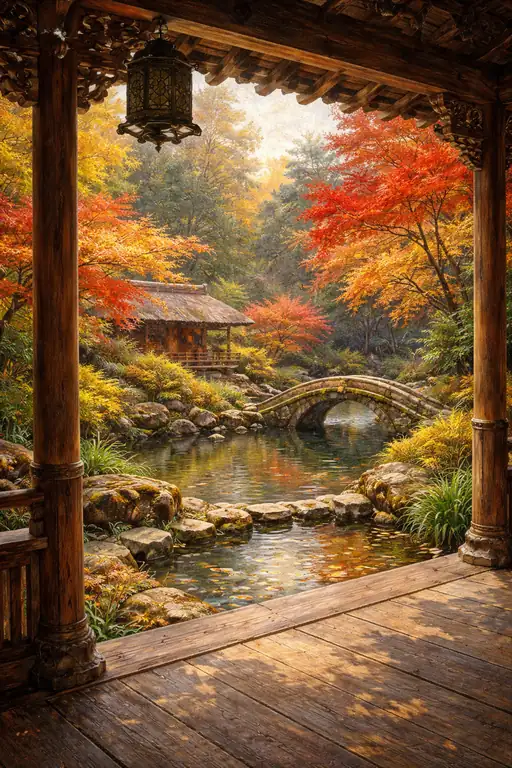 深紅の揺らめき