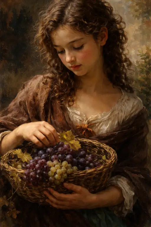 Innocence Cradling the Vine