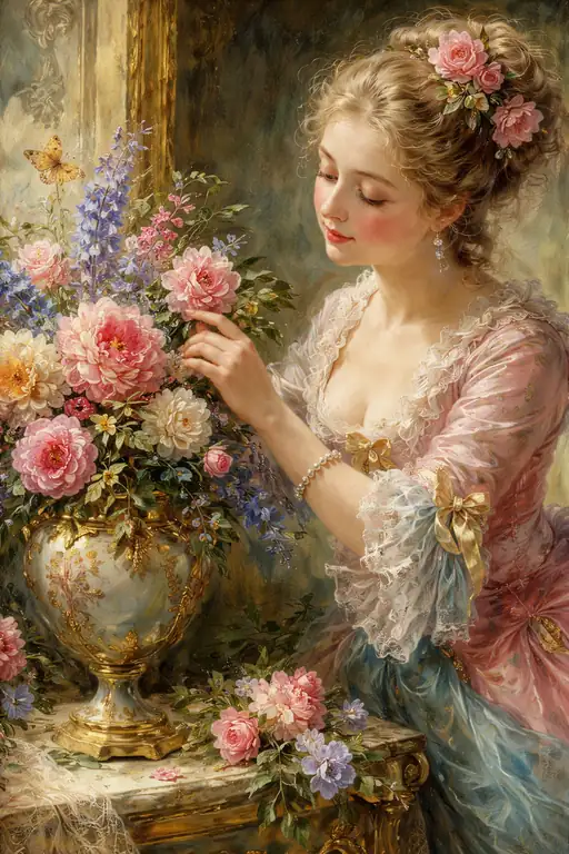 A Symphony in Pink and Pearls