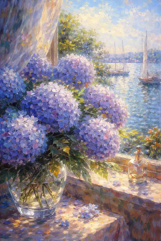 Breeze Through the Hydrangeas