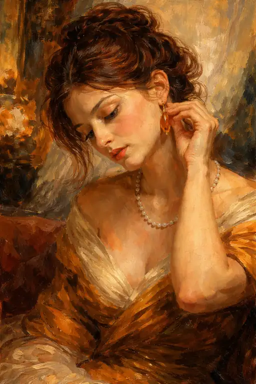 Golden Hues and Gentle Reflections