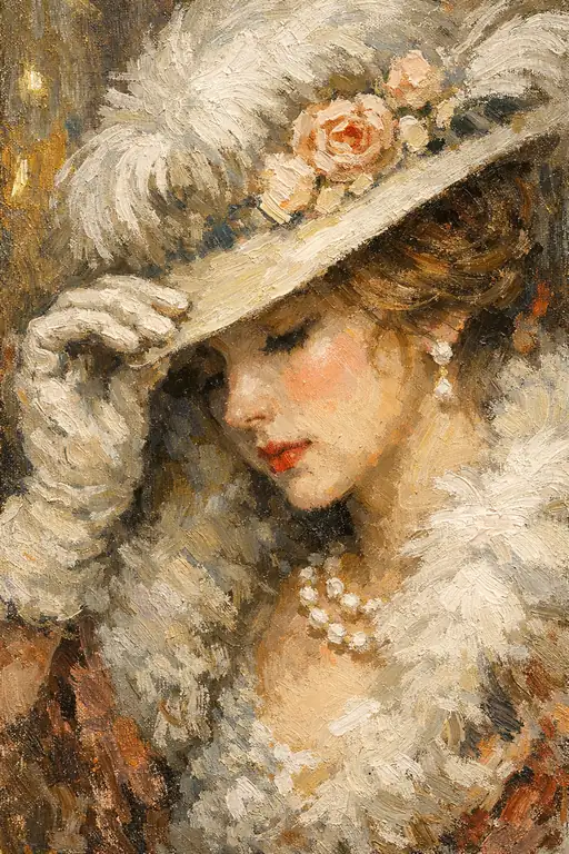 Echoes of Elegance in Rose and Pearl