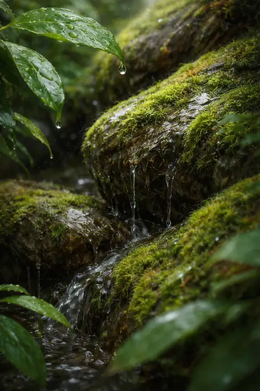 苔生す岩の詩