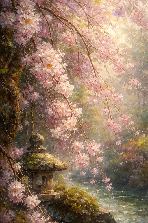 枝垂れ桜が視た黄金の夢