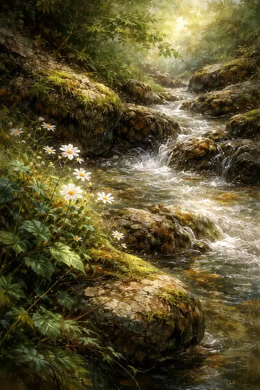 Golden Dance of the Stream