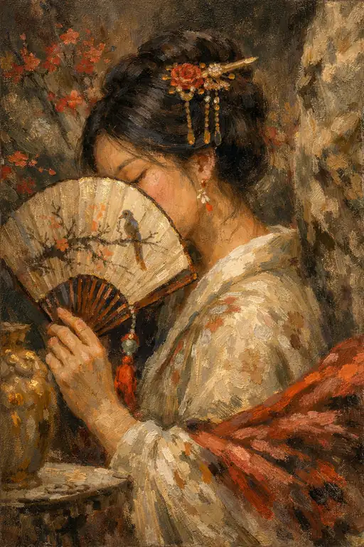 Elegance Behind the Folding Fan
