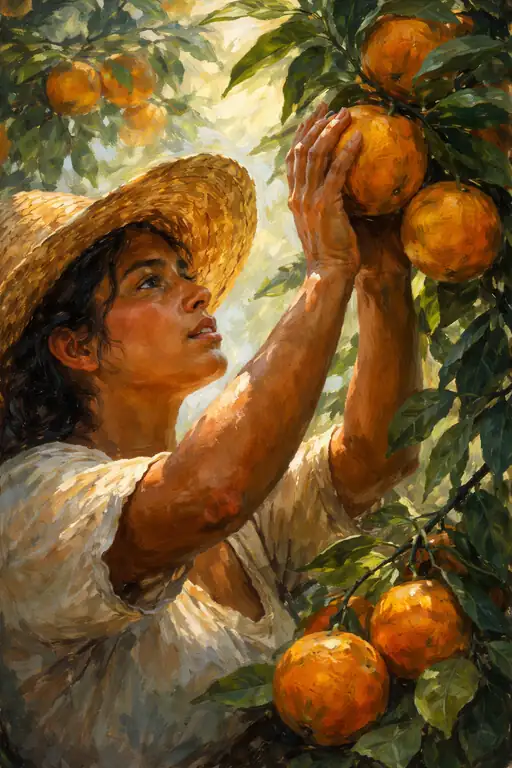 Embracing the Sweetness of the Sunlit Orchard