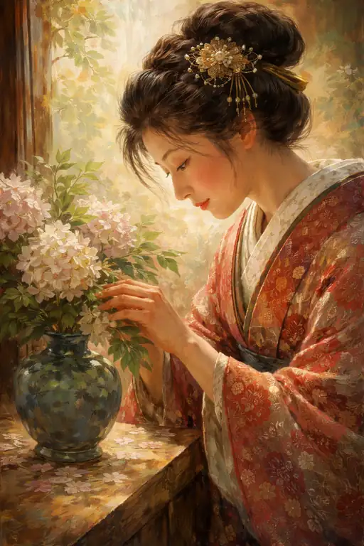 Tranquility in White Blooms