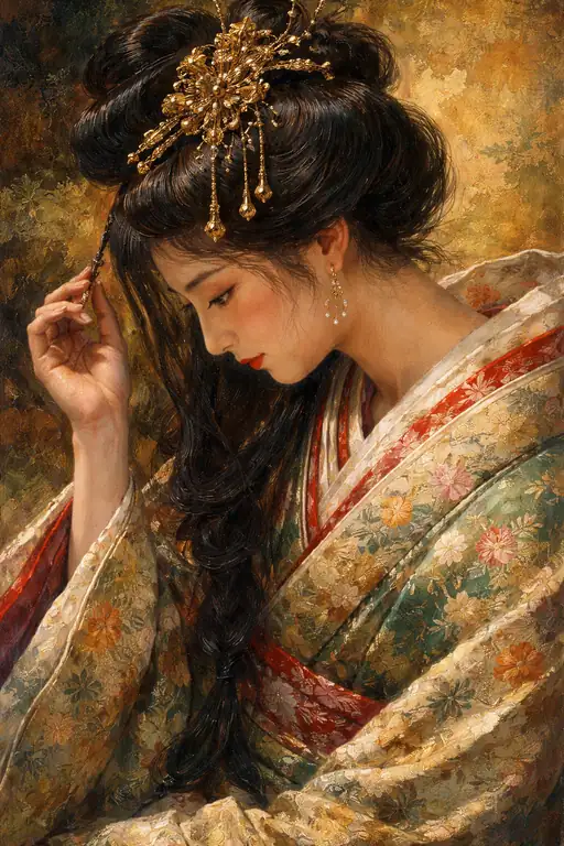 Golden Threads of Serenity